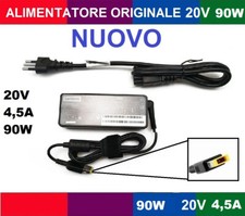 ALIMENTATORE ORIGINALE LENOVO 20V 90w 4,5A YOGA CARBON NOTEBOOK ADLX90NLC3A IDEA