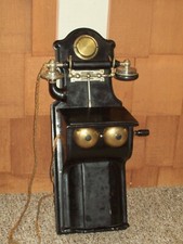 Telefono parete manovella - da,