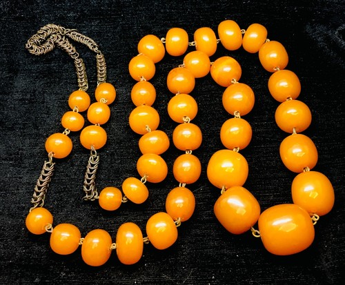Antica collana ambra - , barile