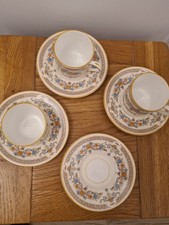 3 tazze e piattini vintage