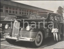 1954 GINEVRA Bambini curiosi intorno all'auto di VjaÄeslav  MOLOTOV *Foto 18x