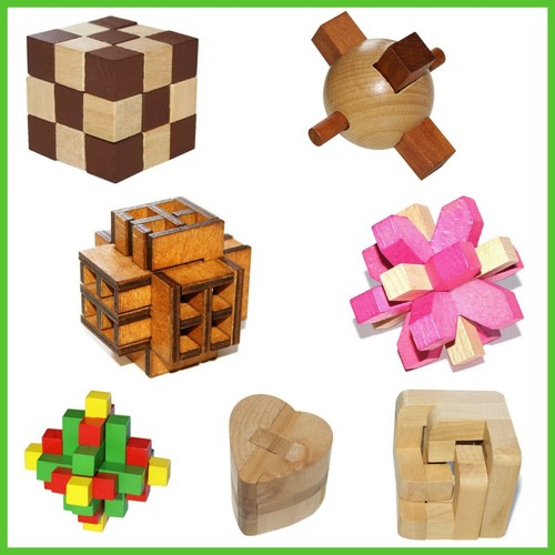 Rompicapo legno per giochi - in,