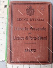 CS611) LIBRETTO PORTO ARMI