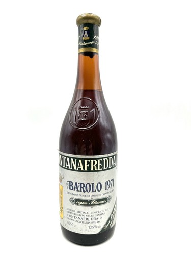 Vino rosso barolo riserva - rosso, 1971