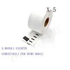 5 ROTOLI Etichette Compatibili