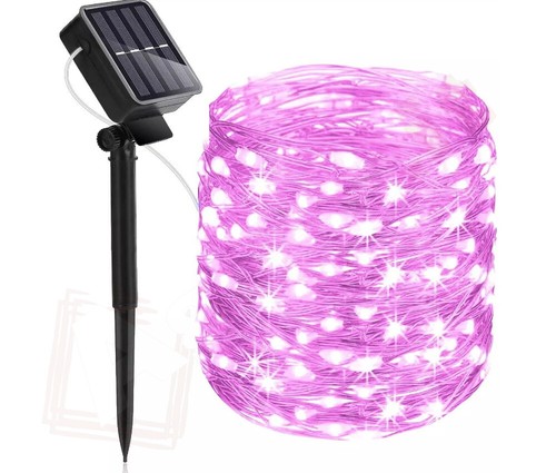 Tubo luminoso rosa natalizio - luminoso,