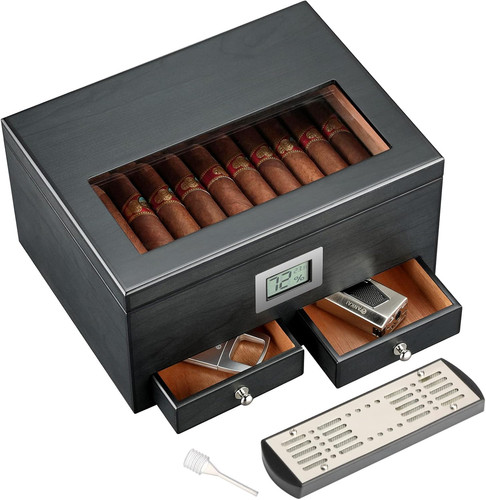 Humidor con cassetti - con, 2