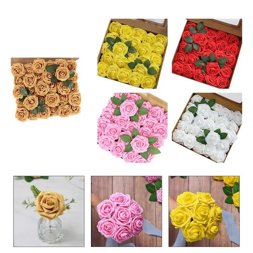 Fiori finti 25pz rose - fiori,