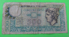 ITALIA, 500 LIRE, 1974