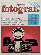 TUTTI FOTOGRAFI 1-GENNAIO 1978 KODAK 400 ASA - OTTURATORI A TENDINA - PRADOVIT