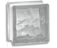 VETROCEMENTO, VETROMATTONE ONDULATO TRASPARENTE 19x19x8, DAKOTA  EDILIZIA
