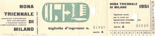 Nona triennale milano 1951 - nona, di