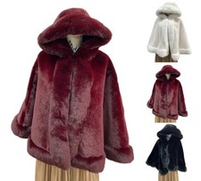 Poncho donna lusso pelliccia