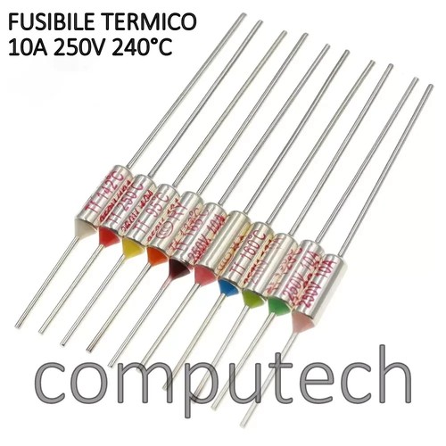Termofusibile 240 250v 10a - 240°,