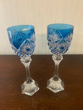 2 verres Chambord taillé