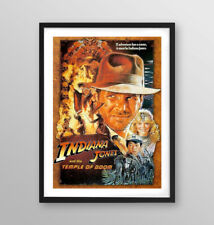 Poster con cornice "Indiana Jones e il tempio maledetto"  Riproduzione