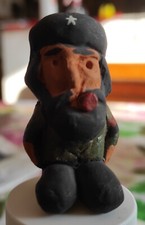 Statuetta Che Guevara Terracotta. Piccolo Portagioie & 2 Rastaman.