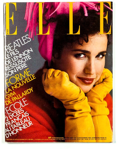 Andie macdowell french gym - andie,
