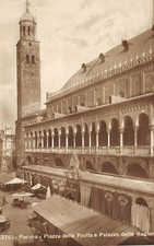 A7328) PADOVA PIAZZA DELLA FRUTTA E PALAZZO REGIONE REALE MACELLERIA ZAGO VG