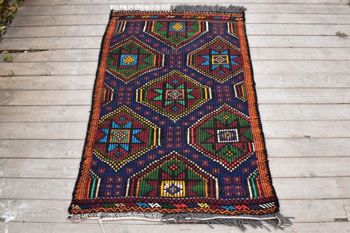 Tappeto kilim turco x47 - tappeto,