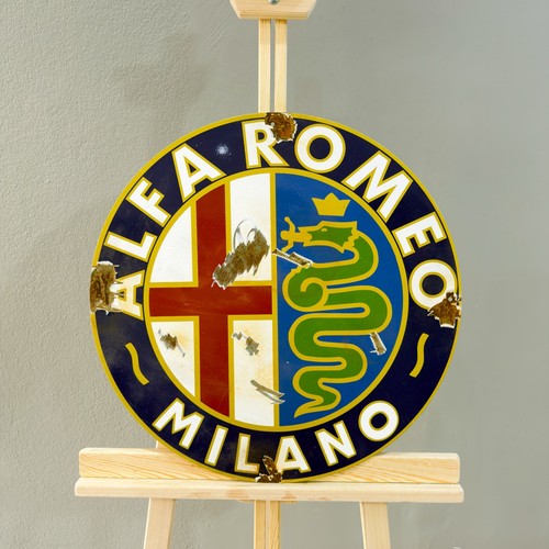 Insegna logo alfa romeo - insegna,