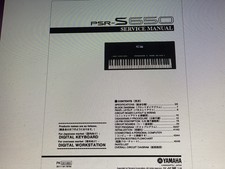 Yamaha Psr-s650 Manuale di