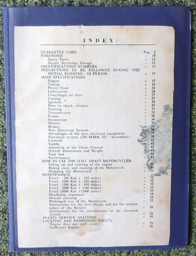 Ducati 250cc estratti manuale - 250cc,