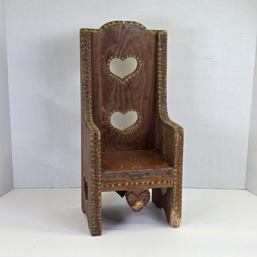 Sedia cuore legno fatta - cuore, a
