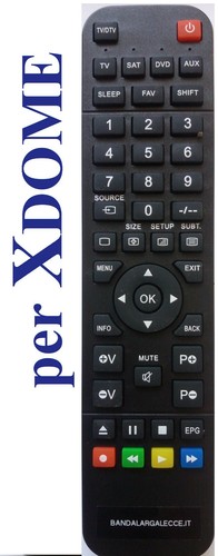 Telecomando per xdome - telecomando,