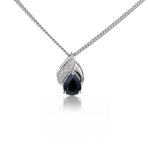Collana zaffiro naturale