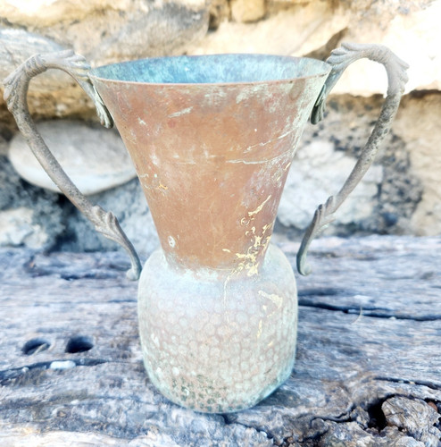 Antico vaso rame - di, fine