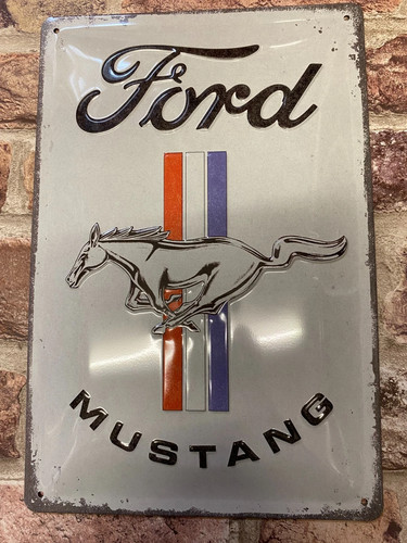 Insegna ford mustang - insegna,