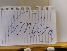 COPPIA AUTOGRAFO ORIGINALE
