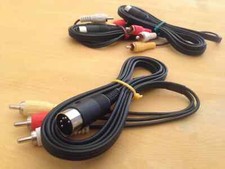 Cavo AV Audio-Video Commodore 64 C64C SX64 VIC20 PLUS4 C128 C16 C116 5DIN Cable