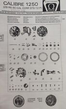 NOS Omega Calibre 1250 F300hz