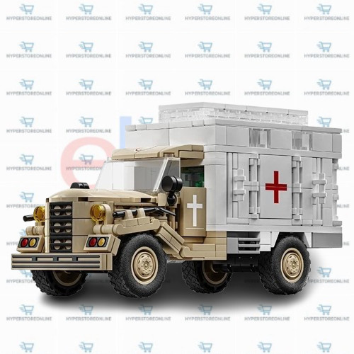 Set costruzioni ambulanza - costruzioni,