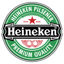 Adesivo logo Heineken #1