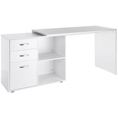 Homcom scrivania angolare - angolare, da
