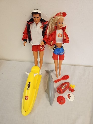 Bambole baywatch ken barbie - &,