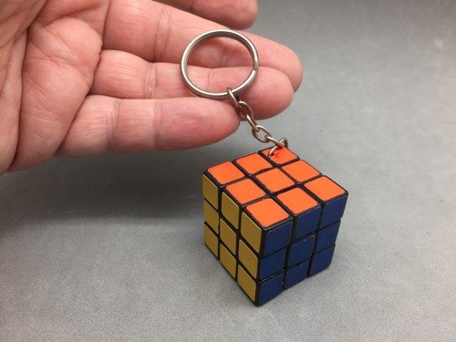 Portachiavi mini cubo rubik - portachiavi,