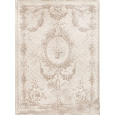 Blanc Mariclò Collezione Aubusson Tappeto jacquard 175 x 240 cm Misto Cotone