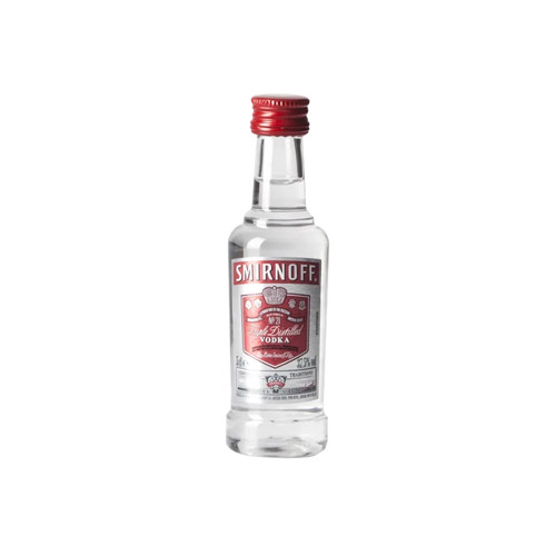 Vodka smirnoof 5cl - vodka, bottiglia