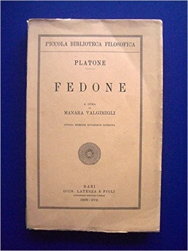 Platone fedone ed laterza - -,