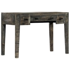 Scrivania Nera Vintage Legno