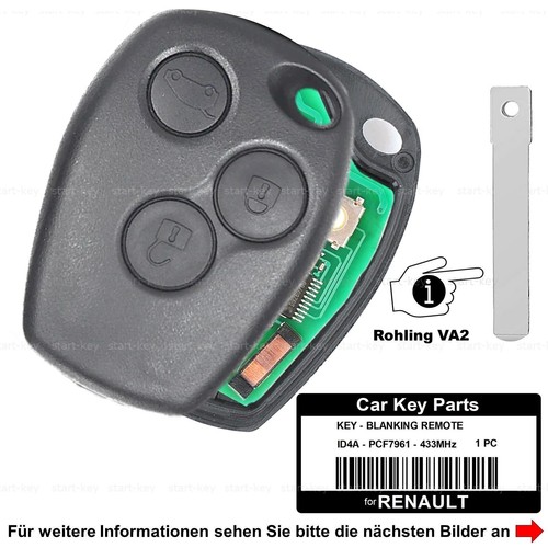 Chiave radio ricambio - , auto