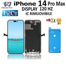 APPLE IPHONE 14 PRO MAX  DISPLAY TOUCHSCREEN VETRO CON FRAME PARI ALL' ORIGINALE