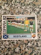 SQUADRA SCOZIA N. 401 CALCIATORI PANINI album ESPANA 82 ORIGINALE NUOVA VELINA