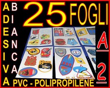 25 PEZZI CARTA AUTO ADESIVA