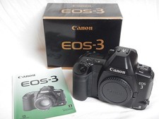 Canon EOS 3 Film Camera MINT Condition + Original Box +  Instructions