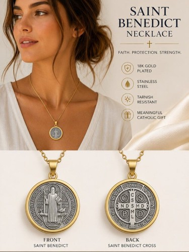 Collana medaglia doppio lato - doppio,